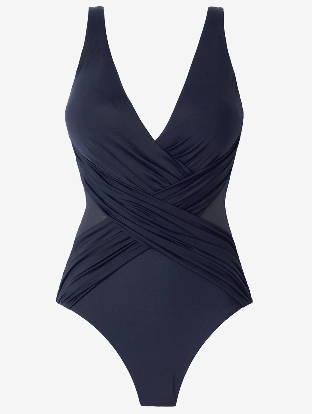 Navy Blue Miraclesuit One Piece Bathing Suit 22W